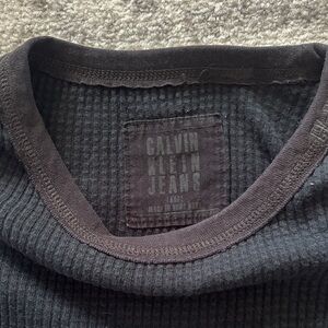Calvin Klein Men's Dark Gray Crewneck Sweater